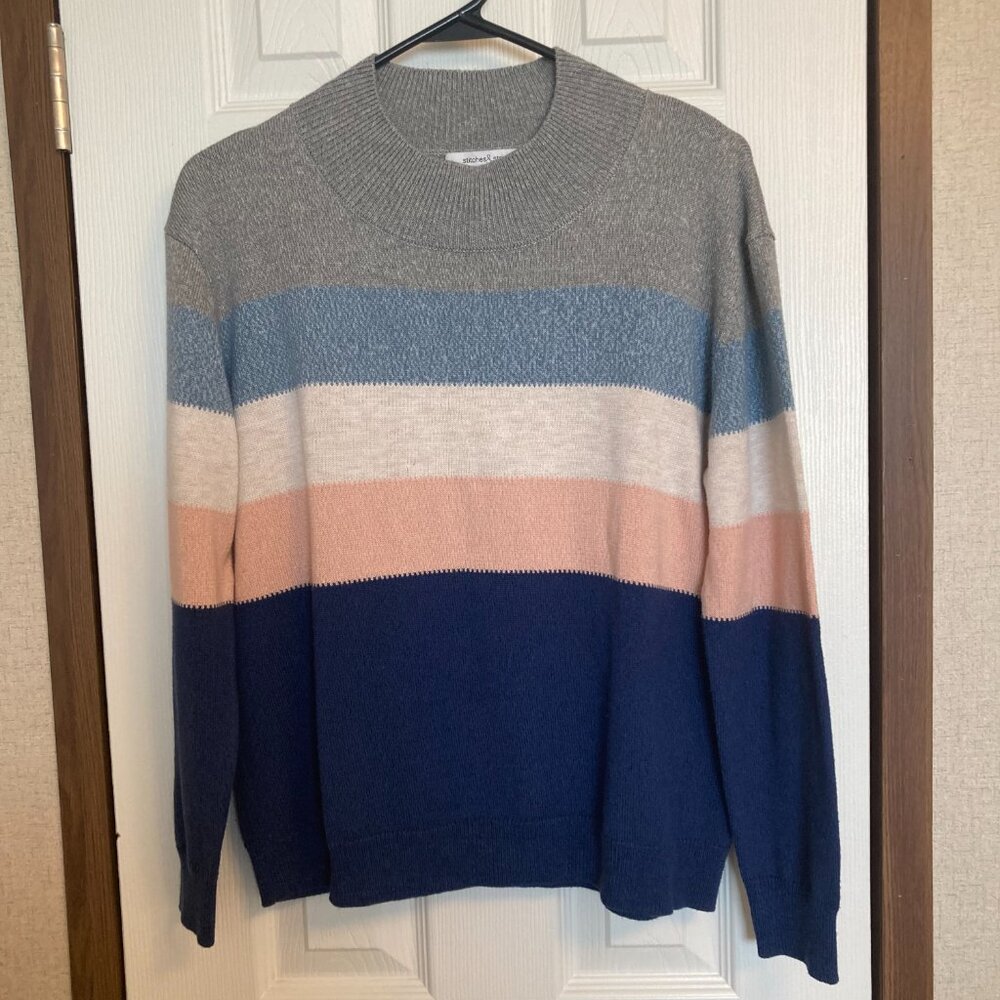 Stitches & Stripes Women's Striped Sweater Size M